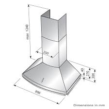 Typical laundry tub dimensions typical furnace dimensions typical breakfast bar dimensions typical skylight dimensions typical. Ilve 90cm Canopy Rangehood Cln90 Mx Winning Appliances