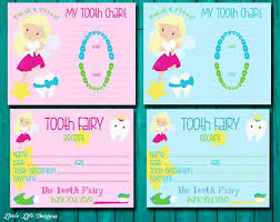 Tooth Fairy Receipt Tooth Chart Boys And Girls Tooth Fairy Kit Lost Tooth Receipt Kids Tooth Fairy Certificate Instant Download Diy