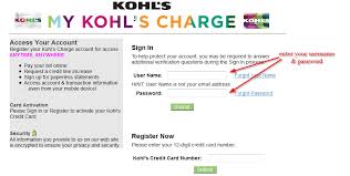 Kohl's pre approved credit card application/ instant approval: Kohl S Credit Card Online Login Cc Bank