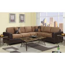 Fast delivery and excellent service to all online and in store customers. 2 Piece Modern Large Microfiber And Faux Leather Sectional Sofa Walmart Com Walmart Com
