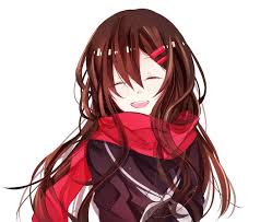 Blush Brown Hair Flywinga7 Kagerou Project Long Hair Scarf School Uniform Tateyama Ayano