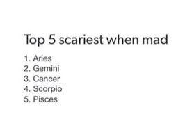 The zodiac sign is thereby called the astrological symbols furthermore, the word zodiac is a greek word from zodiakos that refers to the circle of animals. Which Zodiac Sign Is The Scariest When Angry