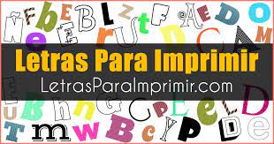 Confira este modelo pronto para imprimir moldes de letras famosas para imprimir: Moldes De Letras Para Imprimir Gran Variedad
