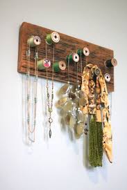 Pin By Blue Bird Heaven Re Purposed On Studio Workshop Spool Crafts Diy Jewelry Display Wooden Spool Crafts