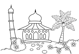 Poster idul fitri anak tk. Gambar Kaligrafi Mewarnai Untuk Anak Cikimm Com