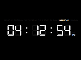 Download free fonts for mac, windows and linux. Minimal Digital Clock With Javascript And Css Css Script