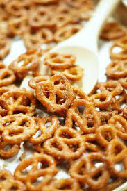 Spicy Pretzels Recipe Spicy Pretzels Healthy Snacks Party Snacks