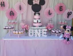 Minnie Mouse Birthday Minnie Mouse Dessert Table Catch My Party Minnie Mouse Birthday Party Mini Mouse Birthday Party Ideas Minnie Mouse 1st Birthday