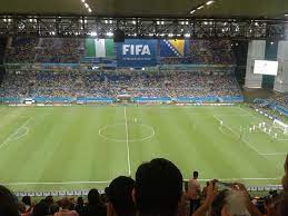 During the world cup, the arena had a capacity of 41,390, and currently can seat 44,003 spectators. Datei Bosnia V Nigeria At Arena Pantanal Brazil Jpg Wikipedia