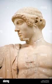 Zeus statue greece hi-res stock photography and images