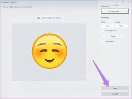 Save your image as a png How To Make Background Transparent In Paint 3d