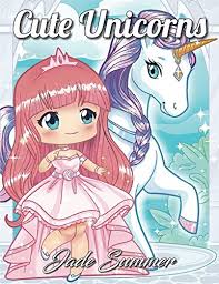More than 30 unicorns are waiting for you in kawaii unicorn coloring book is beautifully designed with simple user controls. Cute Unicorns An Adult Coloring Book With Magical Fantasy Creatures Adorable Kawaii Princesses And Whimsical Forest Scenes For Relaxation Reading Length