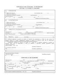 Model Contract Vanzare Cumparare Auto Model Contract Contract Car Model