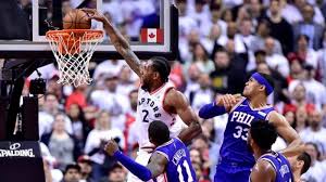Leonard Dunks Ibaka Bleeds For Raptors In Lopsided Playoff Win Over 76ers Lethbridge News Now