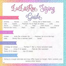 Lularoe Size Chart Ana Bedowntowndaytona Com