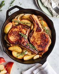 Skillet Pork Chops With Apples Will Become An Instant Favorite Pastry Cake Design Recipes Recipes Food Co Apple Pork Chops Skillet Pork Chops Pork Chops