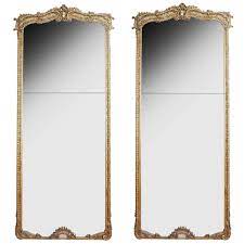 5 out of 5 stars. Pair Of Large 10ft Tall Full Length French Louis Xv Antique Gold Gilt Pier Mirrors Nicholas Wells Antiques Ltd Antique Dealers London Masterpiece Located In London