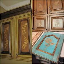 20 Diy Cabinet Door Makeovers With Furniture Stencils Diy Cabinet Doors Diy Cabinets Cupboard Doors Makeover