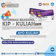 Kuota kip kuliah seleksi mandiri akan disesuaikan setelah pengumuman sbmptn. Kartu Indonesia Pintar Kuliah Kip Kuliah 2020 Website Resmi Universitas Primagraha