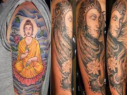 Temporary tattoos and fake tattoo design such as tribal, animals, backpieces, symbols, hearts if you are going for a thai tattoo design that also has some script on it, then get it translated and find. 15 Small And Big Buddha Tattoo Designs For Men And Women