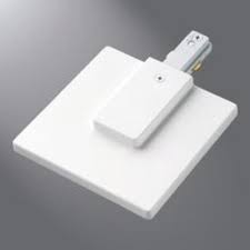 Regent Lzr000200p Live End Feed Track Lighting Connector White Toolboxsupply Com