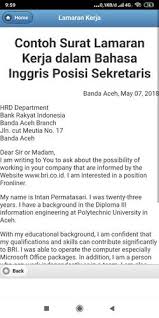  Contoh Surat Lamaran Kerja Terbaru Para Android Apk Baixar