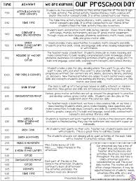 preschool daily schedule and visual schedules pocket of