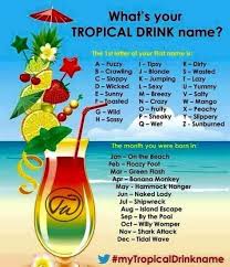 Pin By Adrian Harrisonf On Quotes Drink Names Tropical Drink Funny Name Generator