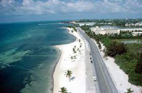 Aerial View Of Smathers Beach On South Roosevelt Boulevard Key West Florida Key West Vacations Beautiful Vacation Destinations Bahamas Honeymoon