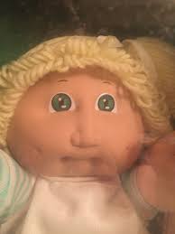 Cabbage Patch Kid 1984 Blonde Hair Green Eyes New In Box Cabbage Patch Kids Green Hair Blonde Hair Green Eyes