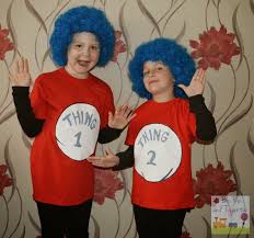 26 brilliant diy costume ideas from your favorite movies. Thing 1 And Thing 2 Shirts An Easy Dr Seuss Costume
