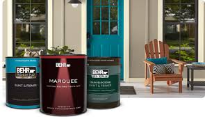 The finish displays a traditional, matte appearance. Exterior Paint Interior Paint Wood Stains Behr