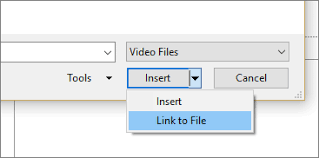 How to convert various videos to powerpoint supported video format? Insert And Play A Video File From Your Computer Office Support