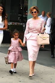 These family photo outfits are perfect for a trip to the portrait studio. Celebrity Parents And Their Kids Dressed Like Twins Celebrity Parents And Kids Twinning