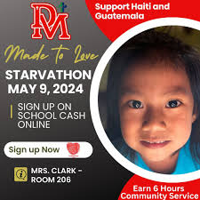 WE ARE CALLED TO LOVE❣️ Starvathon is 10 days away and you are being called  to love! Sign up and raise pledges today! Be a part of the DM Legacy!  “Children, let