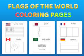 Use crayola® crayons, colored pencils, or markers to color the french and u.s. Flags Coloring Pages Printable For Kids Graphic By Medelwardi Creative Fabrica