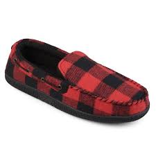 Daxx Daxx Men S Tyson Moccasin Slipper Walmart Com In 2020 Mens Slippers Plaid Shoes Moccasins Style