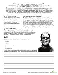 All About Frankenstein Worksheet Education Com Halloween Reading Comprehension Halloween Worksheets Reading Comprehension Worksheets