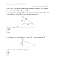 It means that if we are given some facts about a triangle, we can find some or all of the rest. Cc G Srt 5 Use Congruence And Similarity Criteria For Triangles To Solve And To Prove Relationships In Geometric Figures