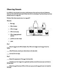 In the egg osmosis lab we are going to use the egg as our cell. Egg Osmosis Lab Worksheets Teaching Resources Tpt