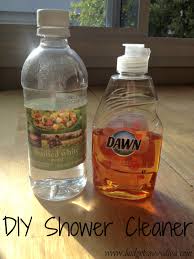 For the best ever bath and shower cleaner, you have to try this dawn dish soap and vinegar if you only clean the bathtub it won't feel very clean if you don't clean the surrounding areas too. How To Make Homemade Shower Cleaner Budget Savvy Diva