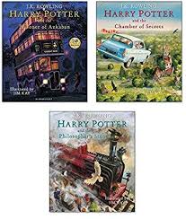 Harry Potter The Illustrated Collection Books 1 3 Boxed Set J K Rowling J K Rowling Jim Kay 97 Harry Potter Illustrations Harry Potter Hardcover Book