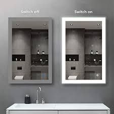 And when done well, it can actually contribute to the overall style of your space. Smartrun Led Bathroom Makeup Vanity Mirror Horizontally And Vertically Wall Mounted Backlit Mirror With One Dimmable Touch Button Etl Certification For Whole Mirror Pannacle24 Wx36 H Pricepulse