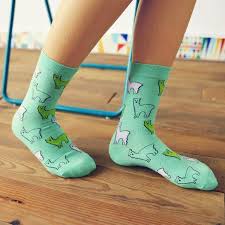 Alpaca Fun Socks Cool Socks Women Crew Socks Socks