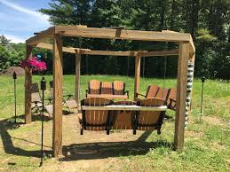 Your fire pit should be about 1 foot deep. Porch Swing Fire Pit 12 Steps With Pictures Instructables