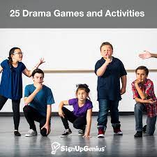 25 Drama Games And Activities Drama Games For Kids Drama For Kids Drama Games