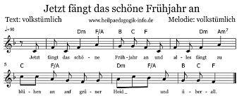 Um herauszufinden, wann der frühling kommt, muss man in die natur gehen. Jetzt Fangt Das Schone Fruhjahr An Text Noten Download