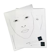 Muse Beauty Pro Face Charts 50 Sheets