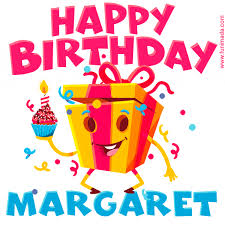 Dear margaret wishing you a day filled with many pleasant surprises and tons of gifts. Happy Birthday Margaret Gifs Download Original Images On Funimada Com