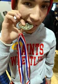 Saints' sophomore Soler-Sanchez emerges as QCC 106lb wrestling champion